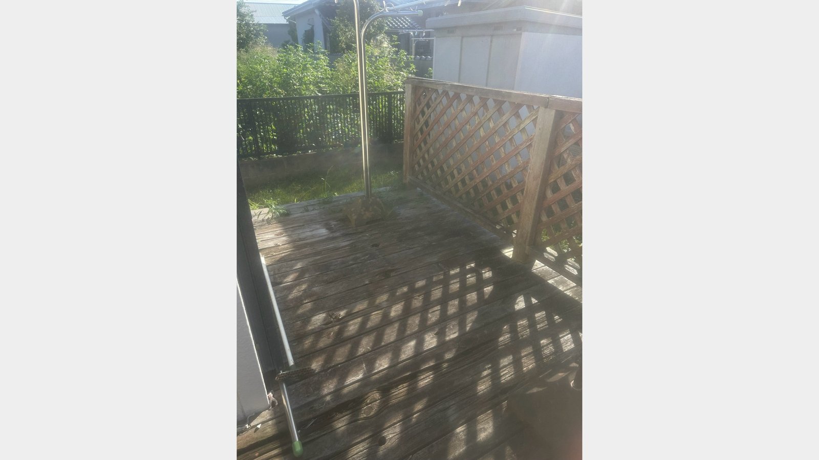 ウッドデッキの解体工事