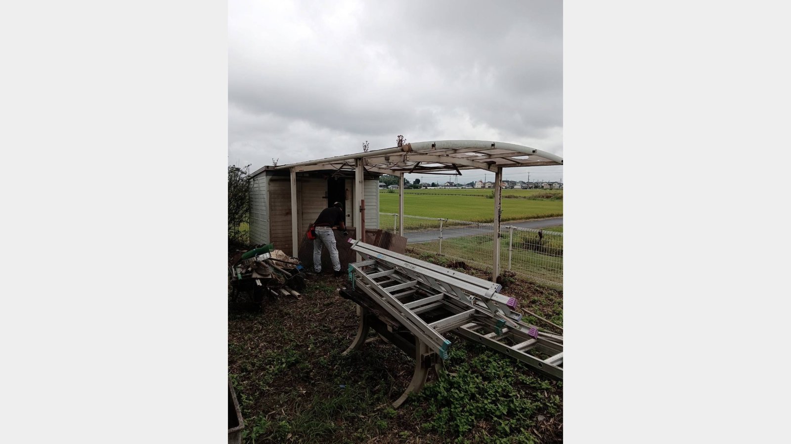 カーポートの撤去工事